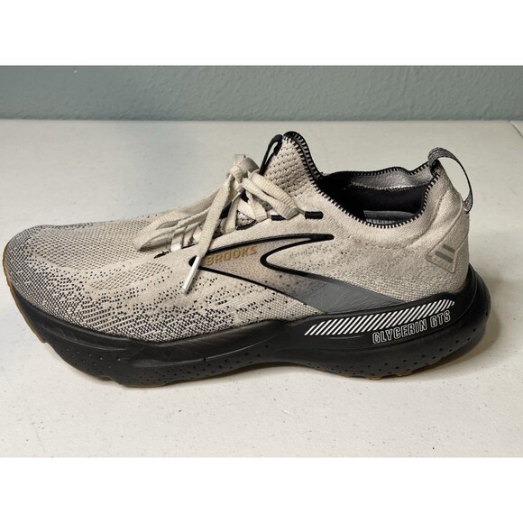 Brooks Glycerin 21 Stealthfit GTS Shoes In White/Black (1104221D135) -Men\'s US 8 main image 8